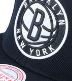 Men's Brooklyn Nets Mitchell & Ness Team Ground 2.0 NBA Basketball Snapback Cap