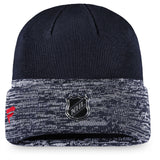 Montreal Canadiens Fanatics Branded Authentic Pro Locker Room Official Graphic Cuffed Knit Hat Beanie Toque- Navy