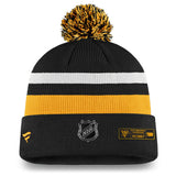Pittsburgh Penguins Fanatics Branded 2020 NHL Draft Authentic Pro Cuffed Pom Knit Toque Hat