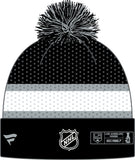 Los Angeles Kings Fanatics Branded 2020 NHL Draft Authentic Pro Cuffed Pom Knit Toque Hat