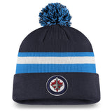 Winnipeg Jets Fanatics Branded 2020 NHL Draft Authentic Pro Cuffed Pom Knit Toque Hat