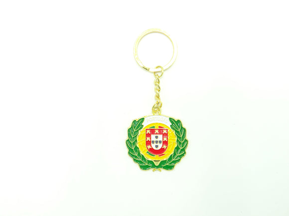 National Team Portugal European Euro Soccer Football Keychain Keys Ring Chain