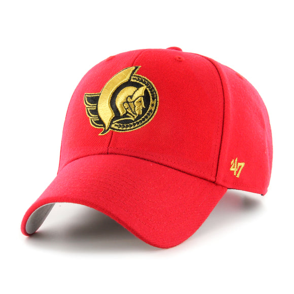 Ottawa Senators '47 NHL MVP Lunar New Year Red Gold Adjustable Snapback Hat Cap