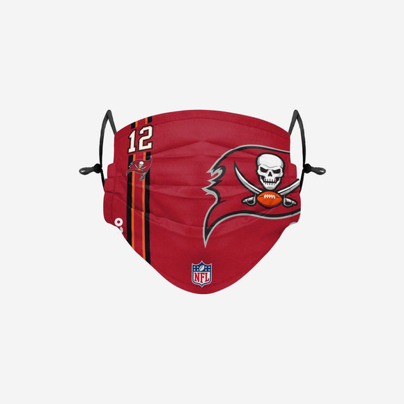 Men's Tampa Bay Buccaneers NFL Football Foco Tom Brady On-Field Sideline Logo Face Cover