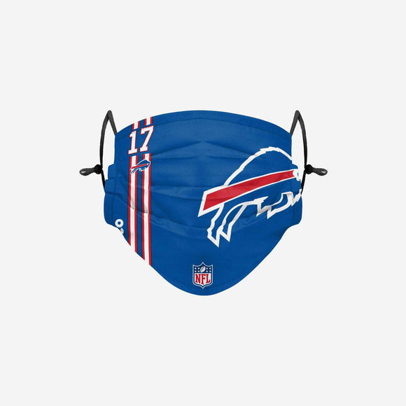 Men's Buffalo Bills NFL Football Foco Josh Allen On-Field Sideline Logo Face Cover
