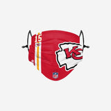 Men's Kansas City Chiefs NFL Football Foco Patrick Mahomes On-Field Sideline Logo Face Cover