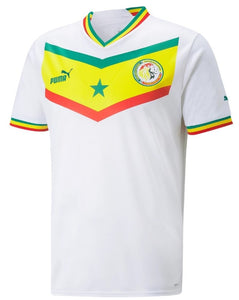 Men's Senegal National Team Puma 2022/23 World Cup Home Replica Jersey - White