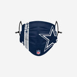 Men's Dallas Cowboys NFL Football Foco Ezekiel Elliot On-Field Sideline Logo Face Cover