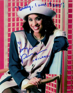 Karyn Parsons Fresh Prince of Bel Air "Hilary Banks" Signed 8x10 With Inscription - "Daddy, I Need $300!"