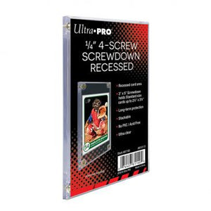 Ultra Pro 1/4" Screw down Recessed Trading Card Holder Protector