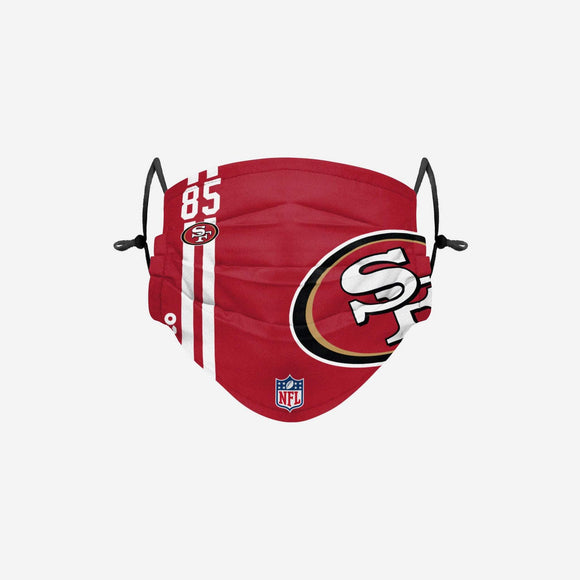 Men's San Francisco 49ers NFL Football Foco George Kittle On-Field Sideline Logo Face Cover