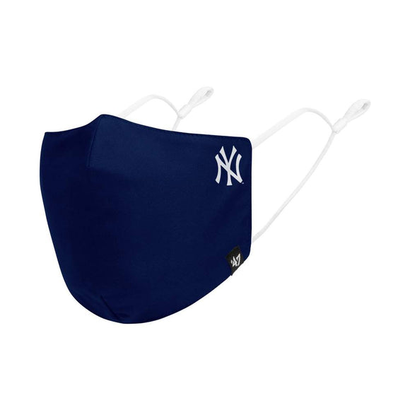Adult New York Yankees MLB Baseball '47 Brand Team Colour Adjustable Face Covering
