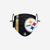 Men's Pittsburgh Steelers NFL Football Foco Juju Smith-Schuster On-Field Sideline Logo Face Cover