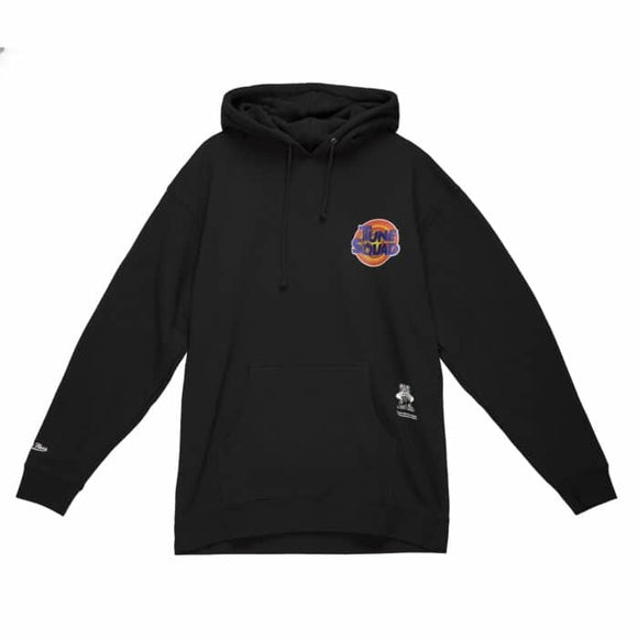 Men's Mitchell & Ness Space Jam Tune Squad Shadow Black Hooded Sweatshirt - Marvin The Martian