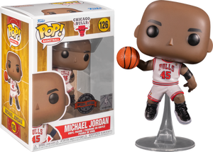 NBA Bulls Michael Jordan Basketball 1995 Playoffs Chicago Bulls 126 Pop! Vinyl Action Figure