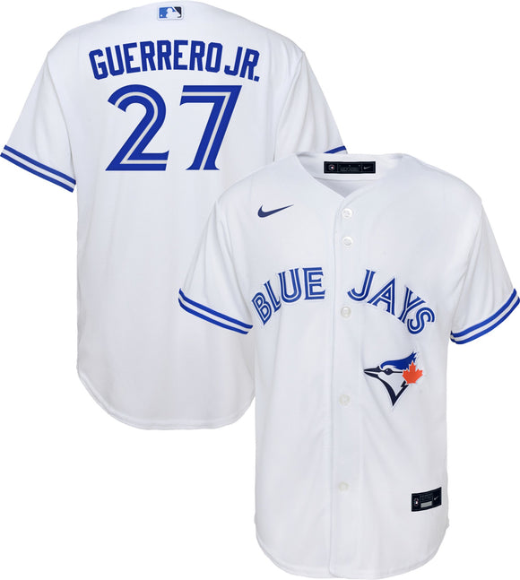 Men's Toronto Blue Jays Vladimir Guerrero Jr Road Grey Baseball Replica  Jersey