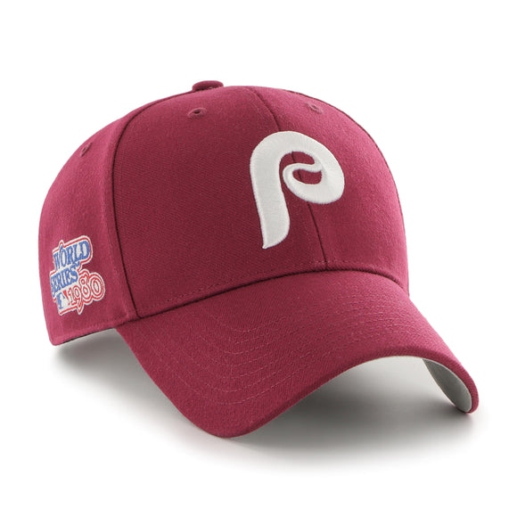 Men's Philadelphia Phillies Sure Shot MVP '47 Cooperstown World Series Side Patch Adjustable Hat