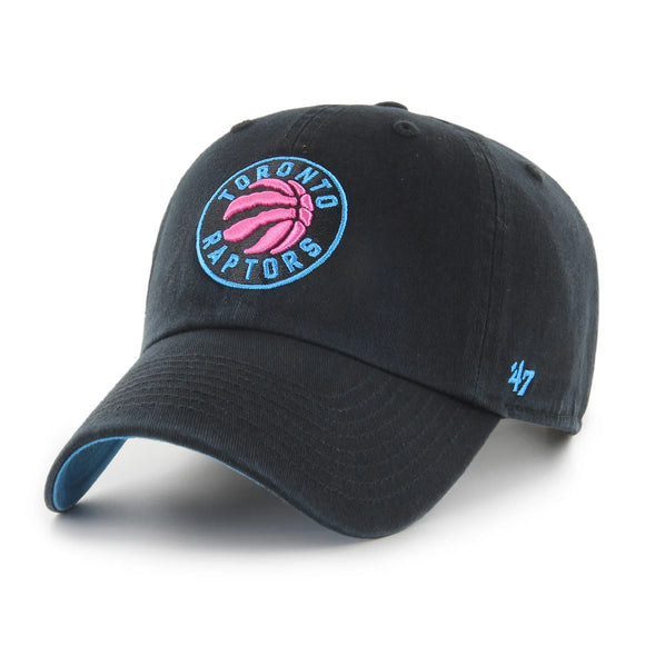 Men's Toronto Raptors 47 Brand Ocean Drive Clean Up Adjustable Buckle Cap Hat