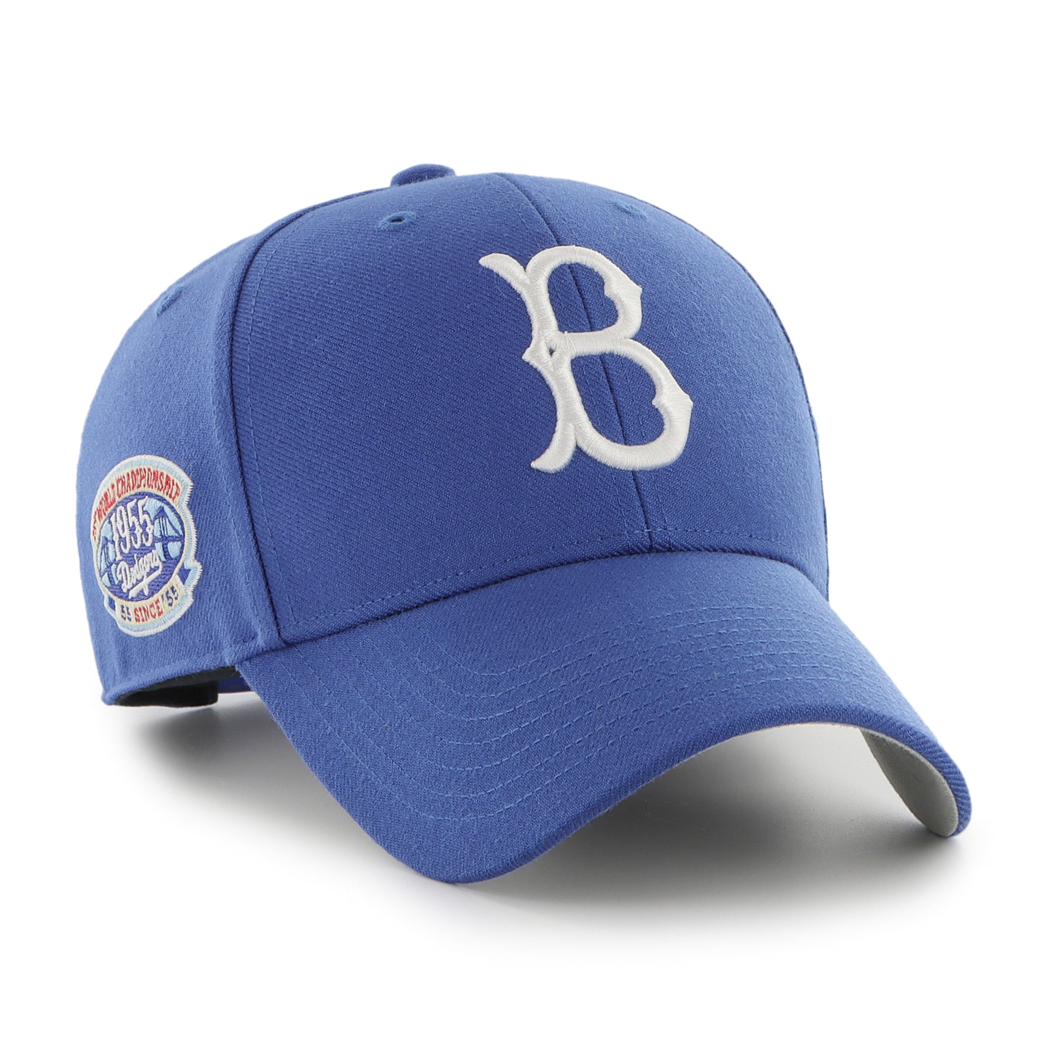 Men's '47 Brand Brooklyn Dodgers 1949 All Star Game Patch Cooperstown  Collection Sure Shot Royal Snapback Adjustable Cap