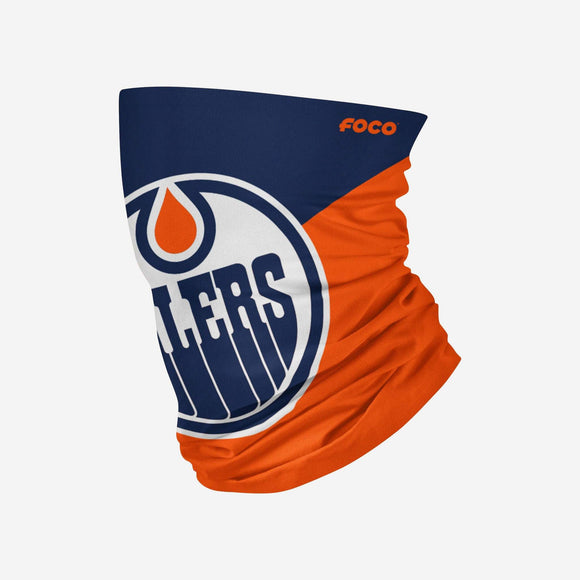 Youth Edmonton Oilers NHL Hockey Team Gaiter Scarf Face Covering Head Band Mask