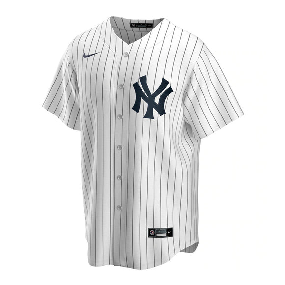 New York Yankees Nike Youth Home White Pinstripe Replica Blank Team Jersey