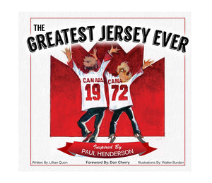 The Greatest Jersey Ever Children's Book by Lillian Quon (Author), Walter Burden (Illustrator) - Bleacher Bum Collectibles, Toronto Blue Jays, NHL , MLB, Toronto Maple Leafs, Hat, Cap, Jersey, Hoodie, T Shirt, NFL, NBA, Toronto Raptors