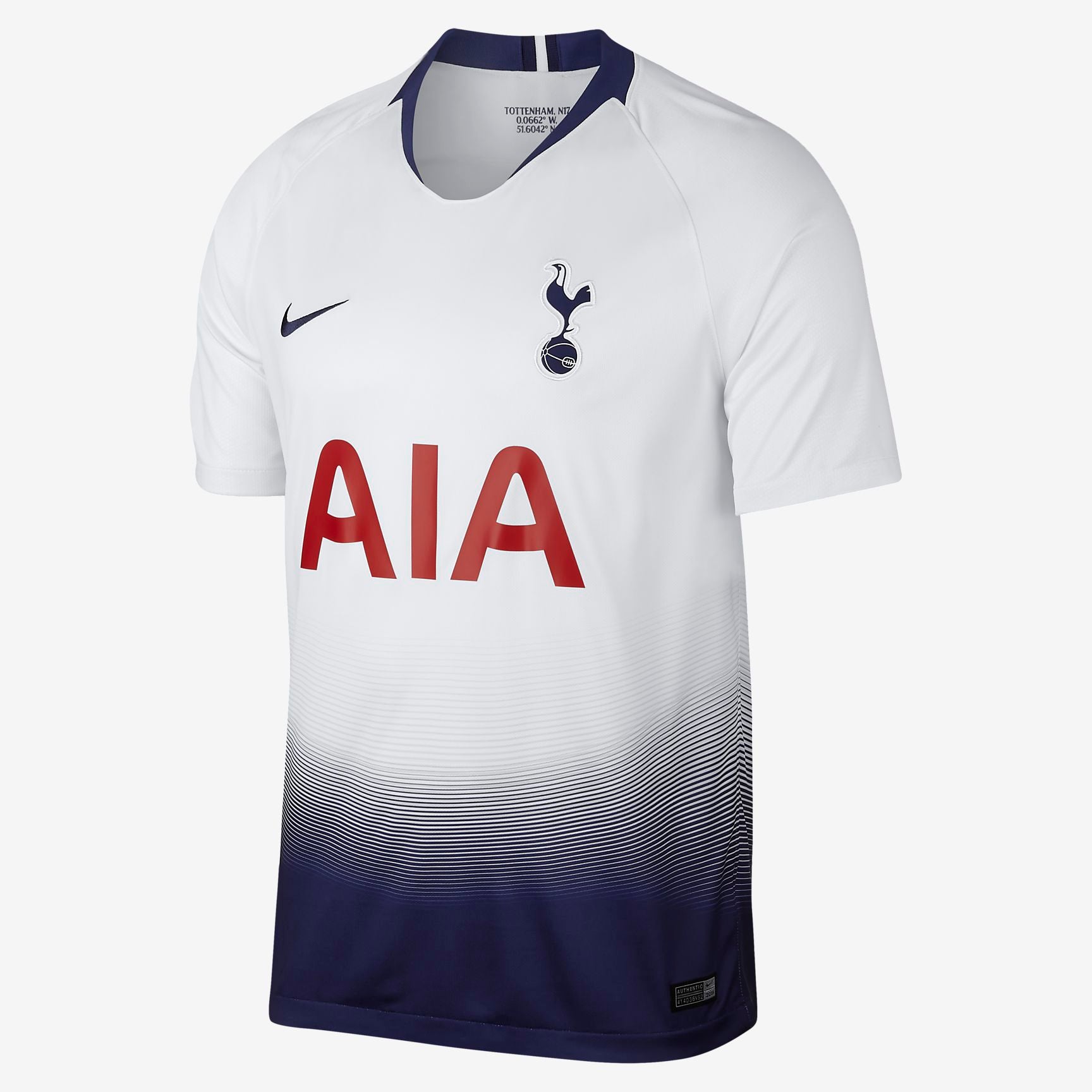 Nike Tottenham Hotspur FC Away Breathe Stadium 19/20 T-Shirt Blue