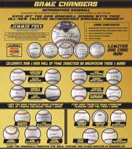 2019 TriStar Game Changers Autographed Baseball Hobby Box - Bleacher Bum Collectibles, Toronto Blue Jays, NHL , MLB, Toronto Maple Leafs, Hat, Cap, Jersey, Hoodie, T Shirt, NFL, NBA, Toronto Raptors