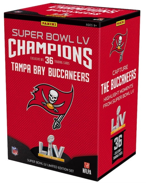 2021 Panini Tampa Bay Buccaneers Super Bowl LV Champions Box Set