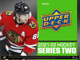 2021/22 Upper Deck Series 2 Hockey Tin 8 Packs Per Box, 8 Cards Per Pack