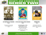 2021/22 Upper Deck Series 2 Hockey Tin 8 Packs Per Box, 8 Cards Per Pack