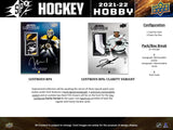 2021/22 Upper Deck SPx Hockey Hobby Box 4 Packs Per Box, 1 Card Per Pack