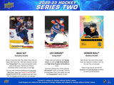 2022/23 Upper Deck Series 2 Hockey Hobby Box 24 Packs per Box, 8 Cards per Pack