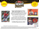 2022 Topps Archives Signature Series Baseball Hobby Box 1 Encased Buyback Auto Per Box