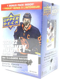 2021/22 Upper Deck Series 1 Hockey 6-Pack Blaster Box 5 Packs Per Box, 8 Cards Per Pack Plus One Bonus Pack