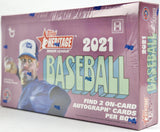 2021 Topps Heritage Minor League Baseball Hobby Box 18 Packs Per Box, 8 Cards Per Pack
