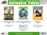 2021/22 Upper Deck Series 2 Hockey 6-Pack Blaster Box 8 Cards Per Pack
