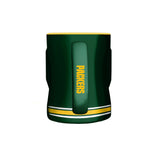 Green Bay Packers Primary Logo Green Yellow NFL Football 14oz Sculpted C-Handle Mug