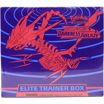 Pokemon Sword & Shield: Darkness Ablaze Elite Trainer Box Brand New Factory Sealed Unopened