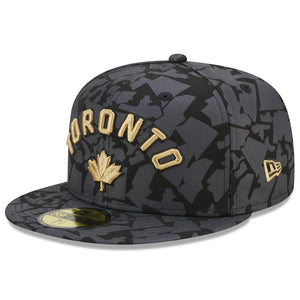 Men's New Era Charcoal Toronto Raptors 2022/23 City Edition - 59FIFTY Fitted Hat