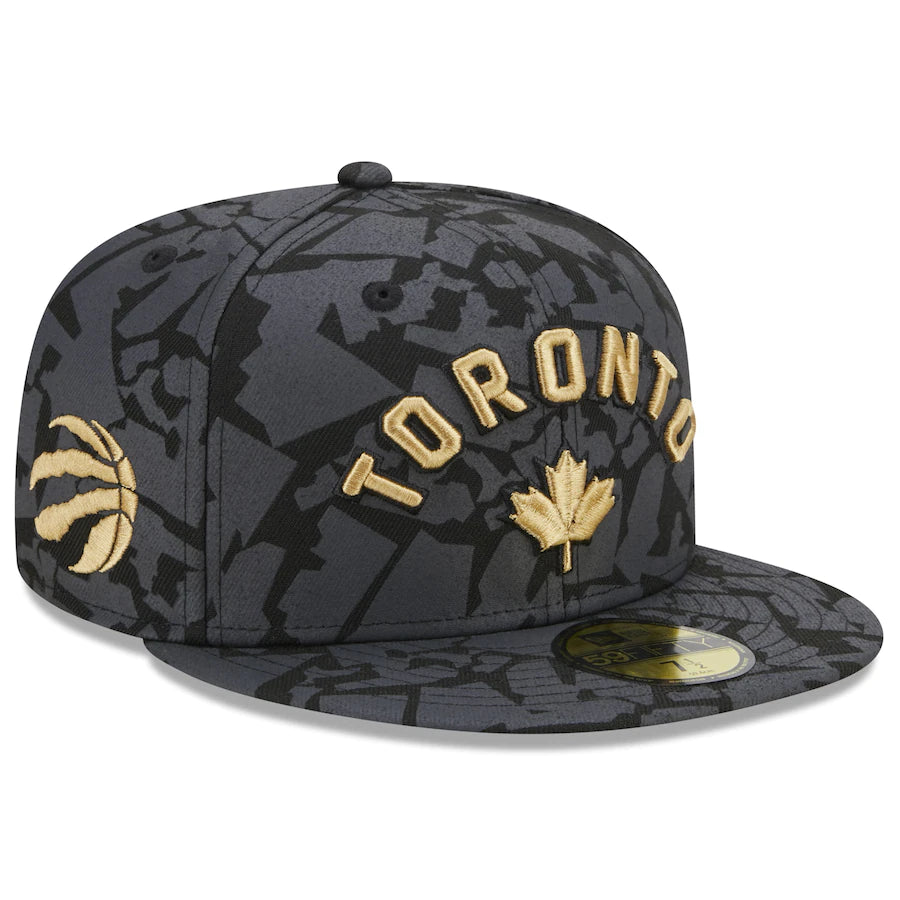 Men's New Era Charcoal Toronto Raptors 2022/23 City Edition - 59FIFTY ...