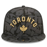 Men's New Era Charcoal Toronto Raptors 2022/23 City Edition - 9FIFTY Snapback Adjustable Hat
