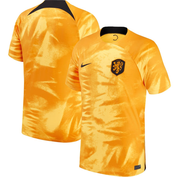Netherlands National Team Nike World Cup 2022/23 Home Breathe Stadium Replica Blank Jersey - Orange