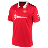Manchester United adidas 2022/23 Home Replica Blank Jersey - Red
