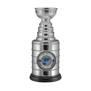 St Louis Blues 2019 Stanley Cup Champions NHL Hockey 8" Inch Replica Trophy Cup - Bleacher Bum Collectibles, Toronto Blue Jays, NHL , MLB, Toronto Maple Leafs, Hat, Cap, Jersey, Hoodie, T Shirt, NFL, NBA, Toronto Raptors