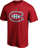 Men's Montreal Canadiens Tyler Toffoli Fanatics Branded Red Authentic Stack – Name & Number T-Shirt
