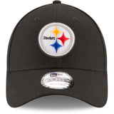 Pittsburgh Steelers New Era Men's Black The League 9Forty NFL Football Adjustable Hat