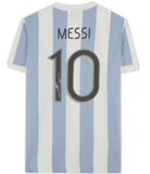Lionel Messi Autographed Team Argentina 1986 Soccer Jersey With Holofoil and COA
