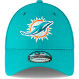 Miami Dolphins New Era Men's Teal The League 9Forty NFL Football Adjustable Hat