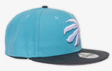 Men's Toronto Raptors New Era Black/Light Blue Color Pack Two-Tone 9FIFTY Snapback Hat
